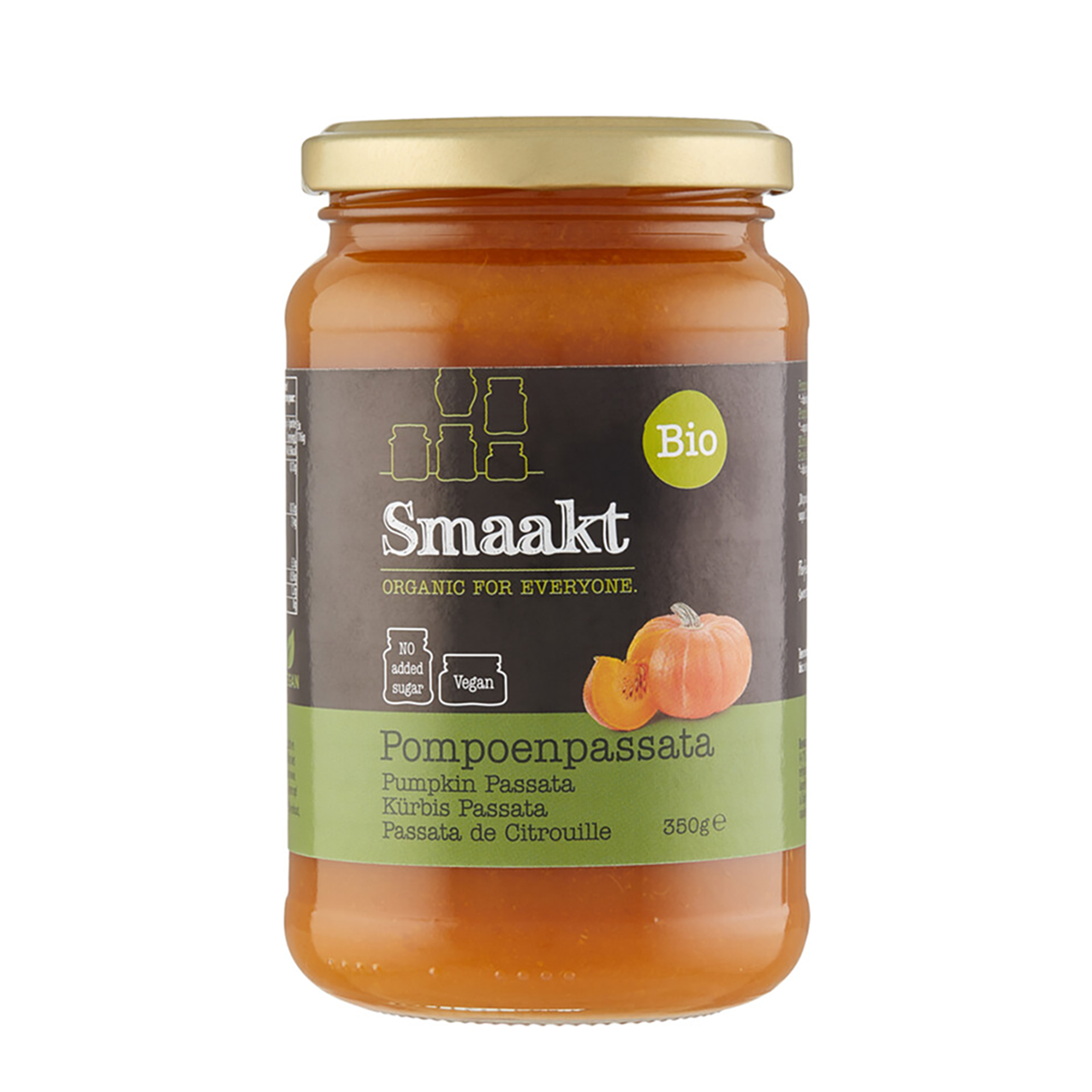 Smaakt pompoenpassata (350 gram)