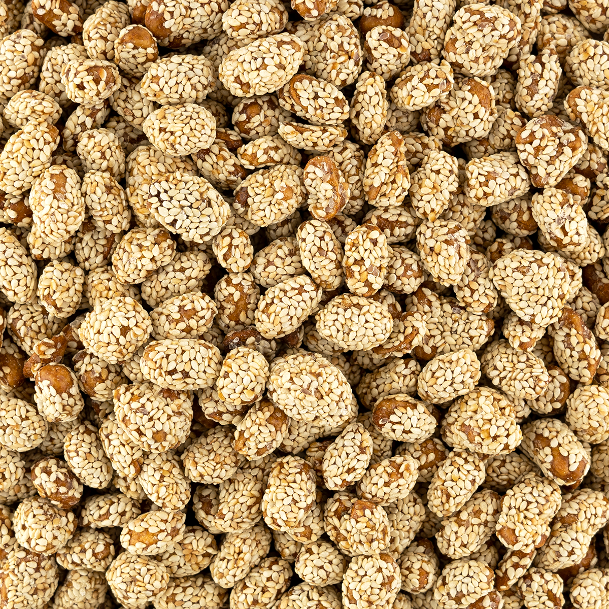 gekarameliseerde pinda's met sesam 300 gram