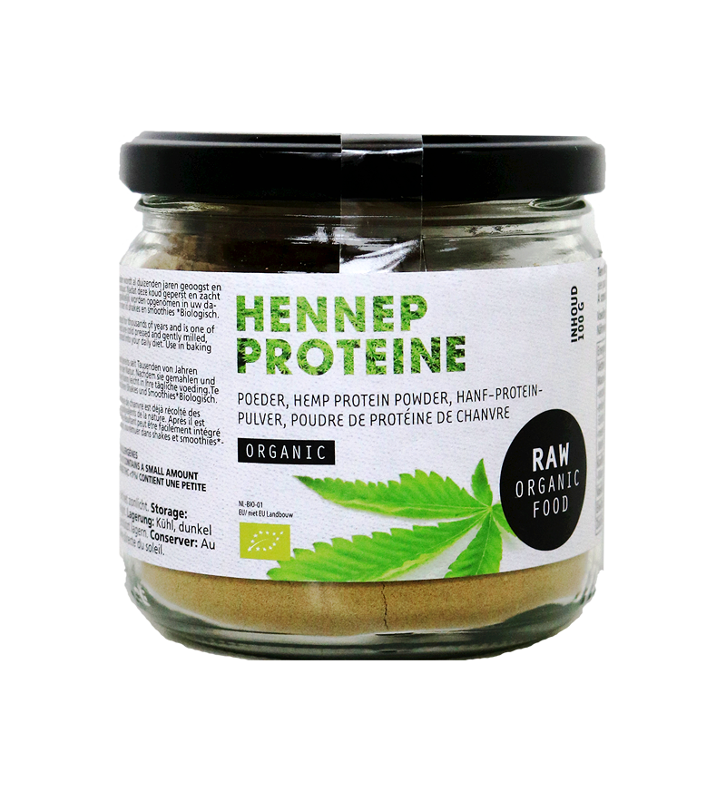 Raw Organic Food Hennep Proteïne Poeder Bio Raw (100 gram)