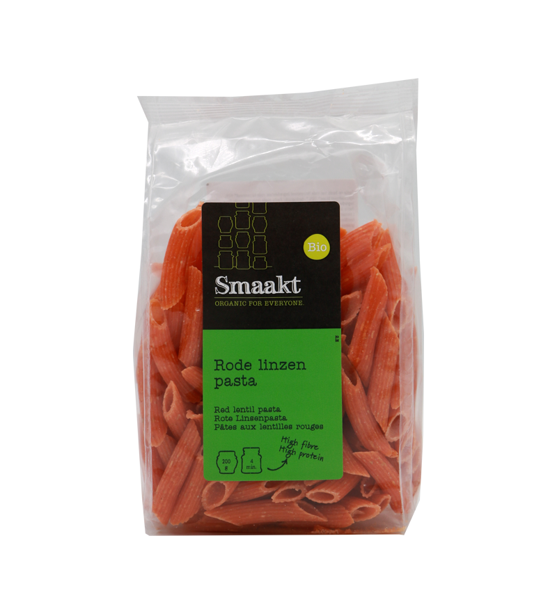 Smaakt Rode linzenpasta Bio (200 gr)