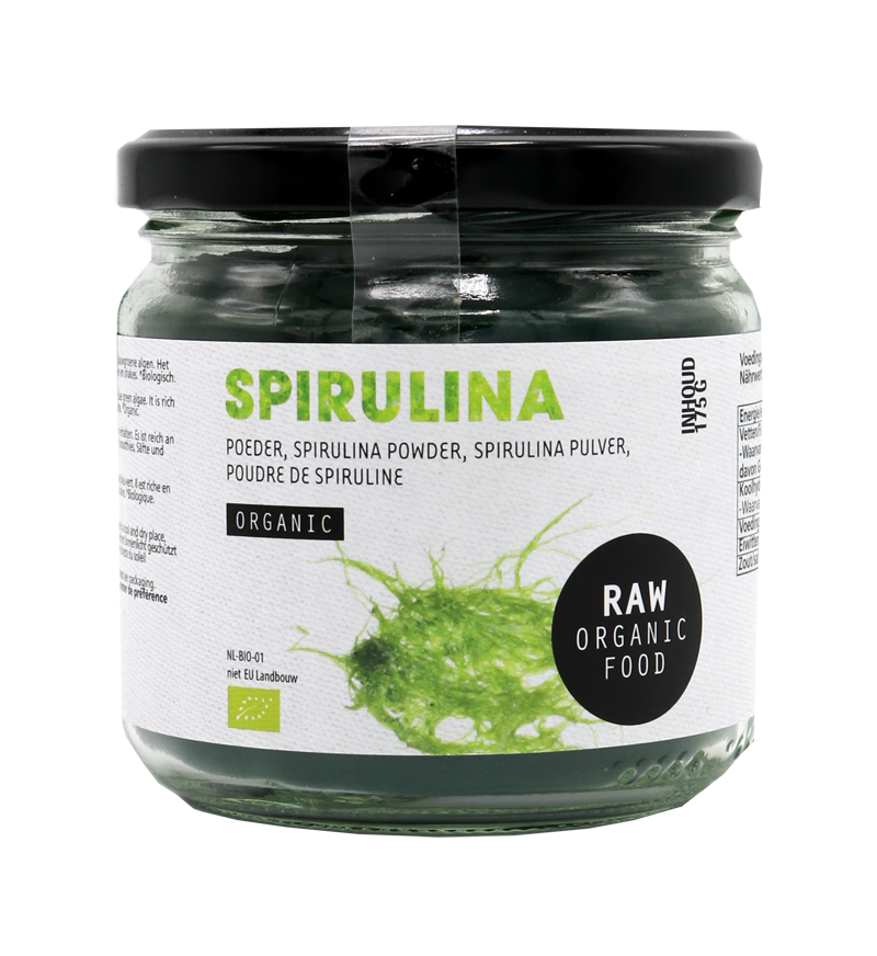 Raw Organic Food Spirulina Poeder Bio Raw (175 gram)