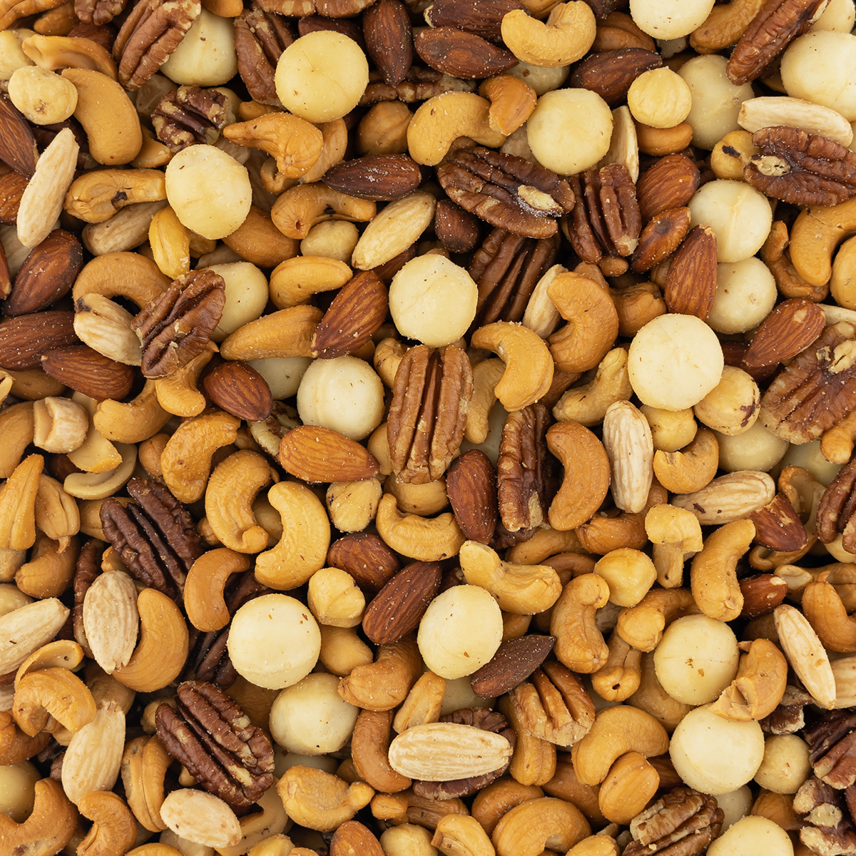 macadamia mix gebrand gezouten 6 kg emmer
