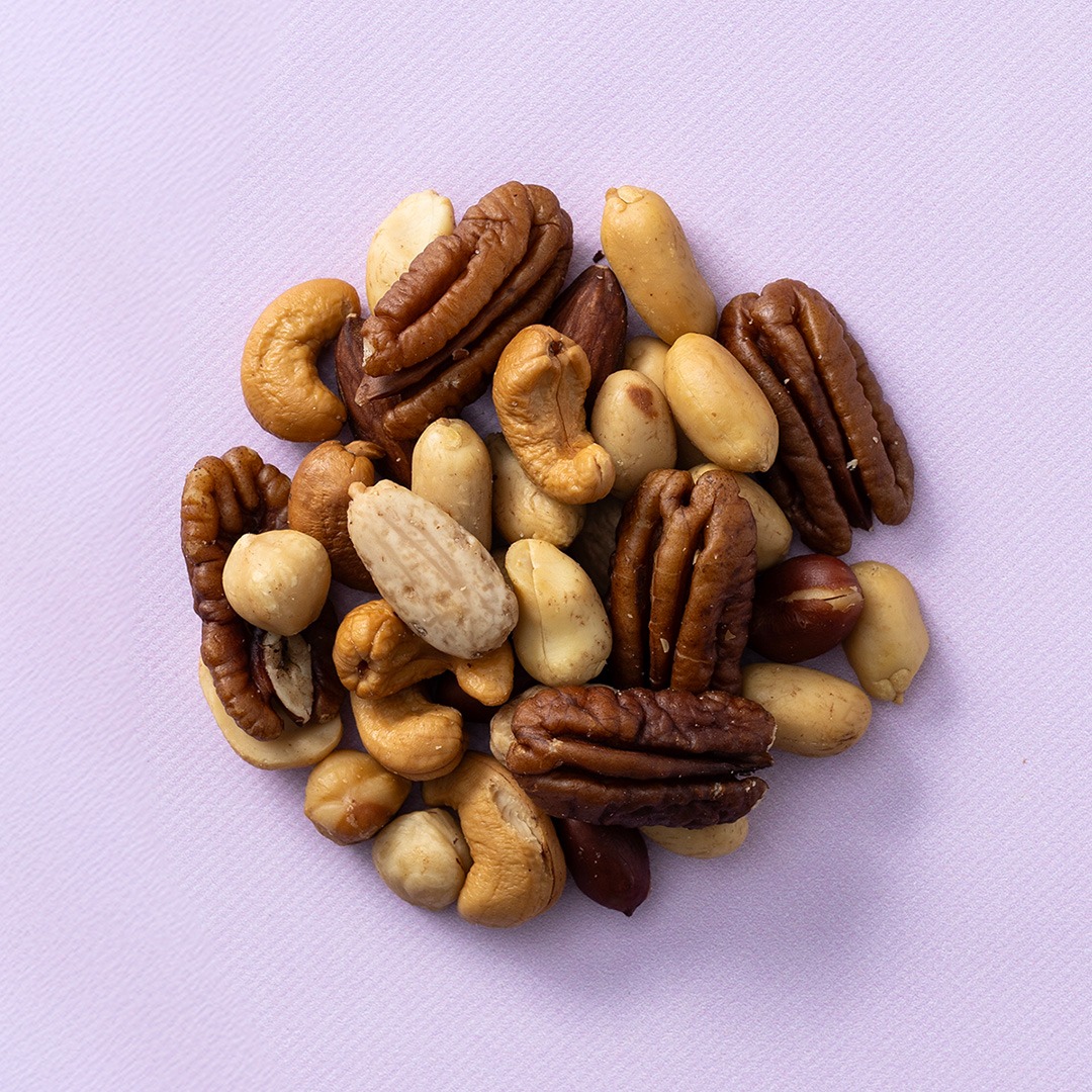 Notenmelange gebrand ongezouten 6 kg emmer