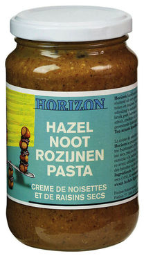 Horizon Hazelnoot rozijnen pasta 350 gram (bio)