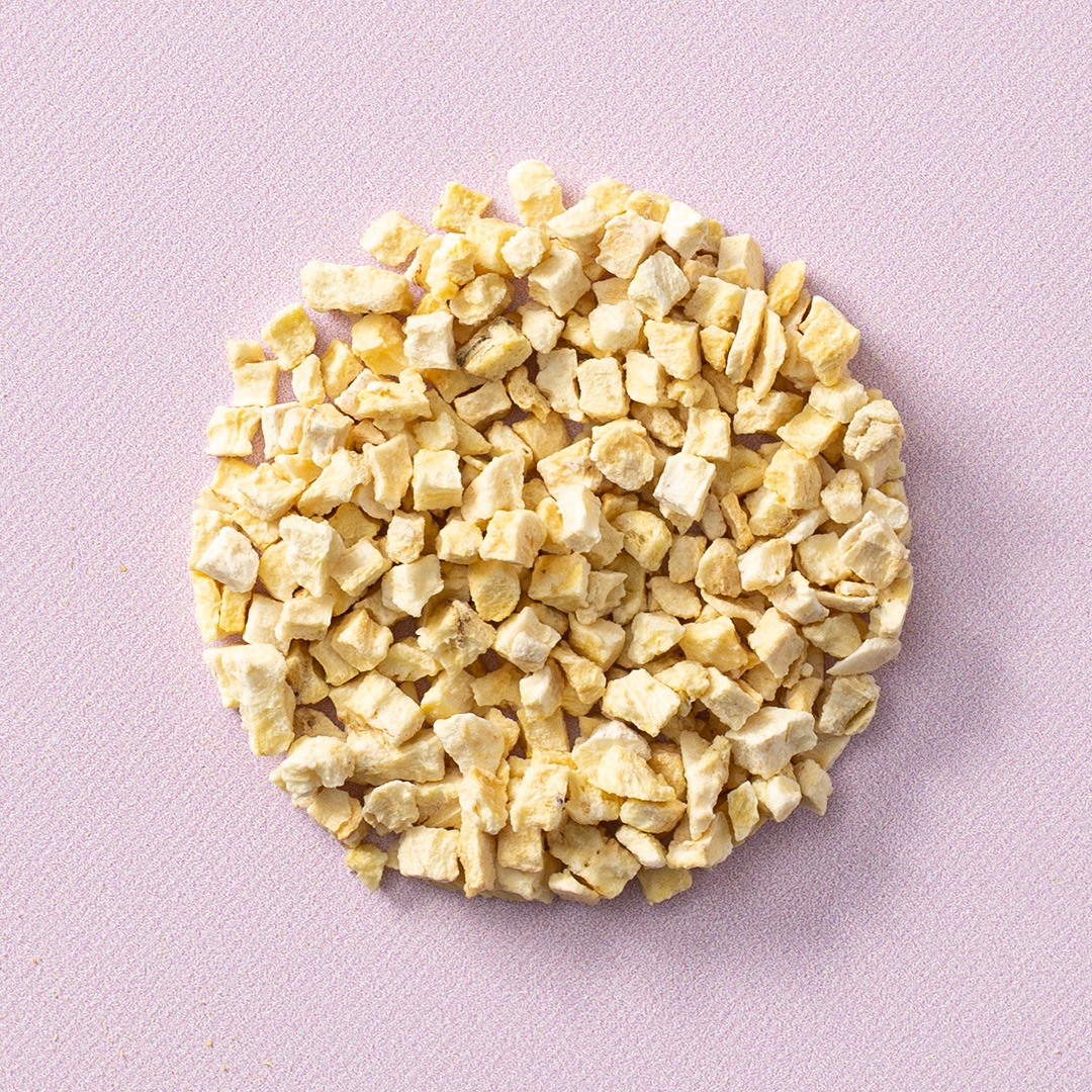Gevriesdroogde banaanblokjes 70 gram