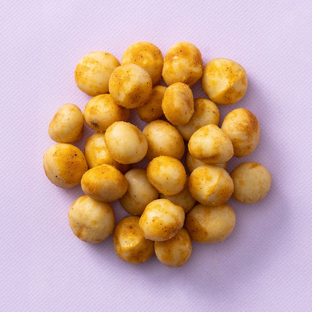 macadamia noten gebrand gekruid 450 gram