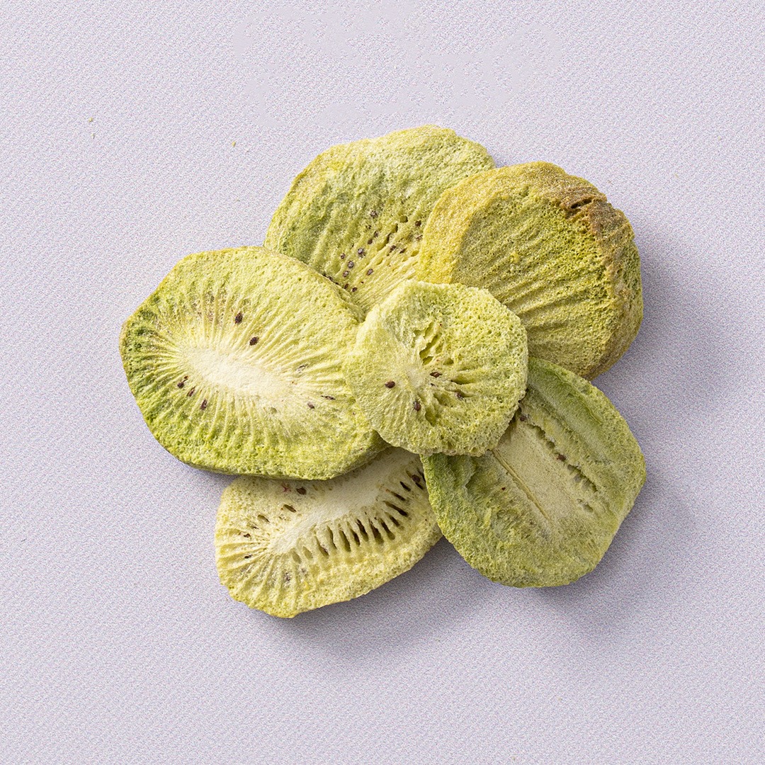 Gevriesdroogde kiwi schijfjes 50 gram