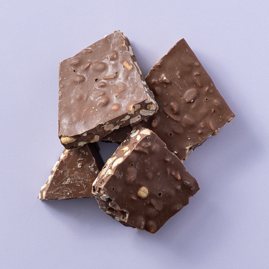 chocolade brokken melk pinda 400 gram
