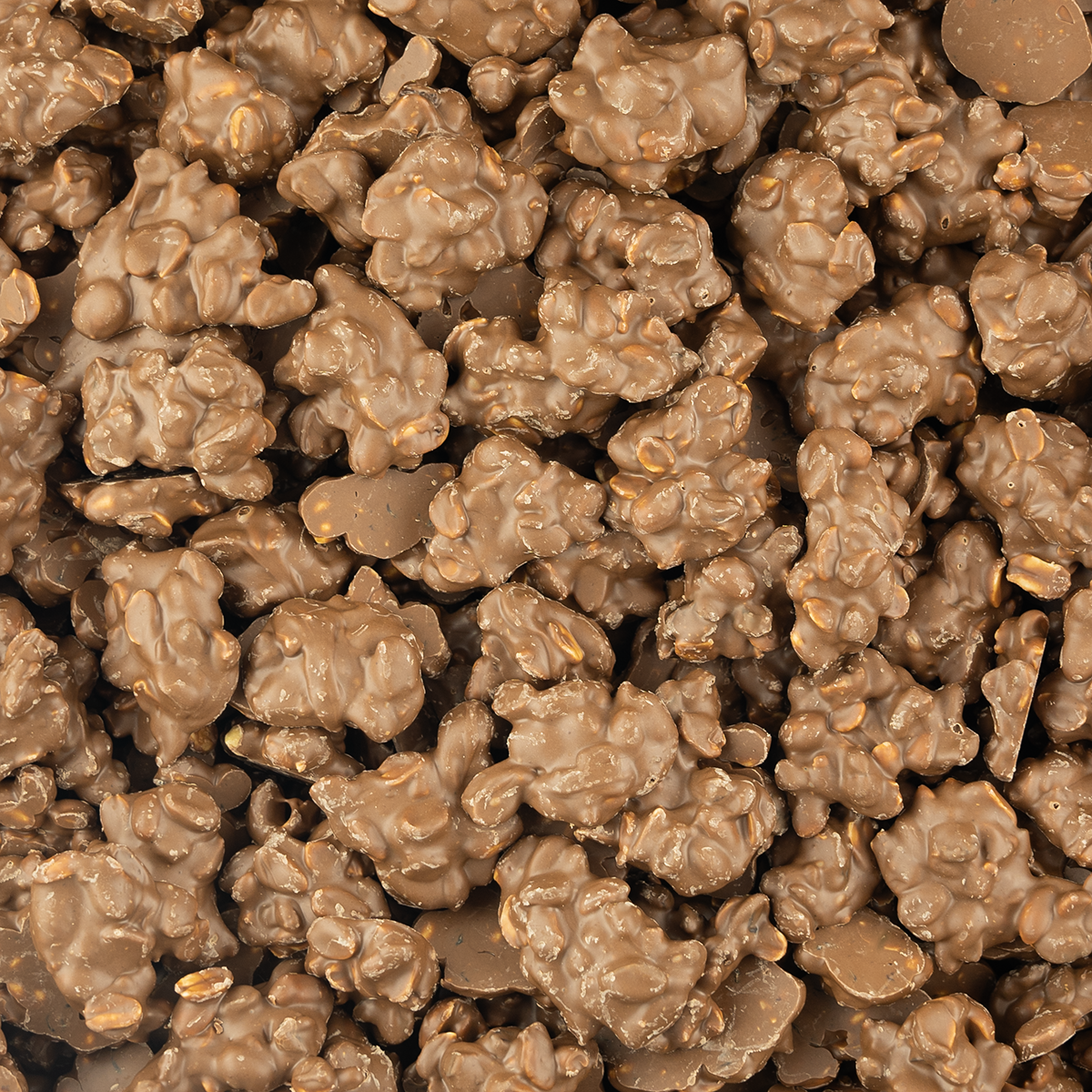ambachtelijke pinda & rozijnen rotsjes melk 400 gram