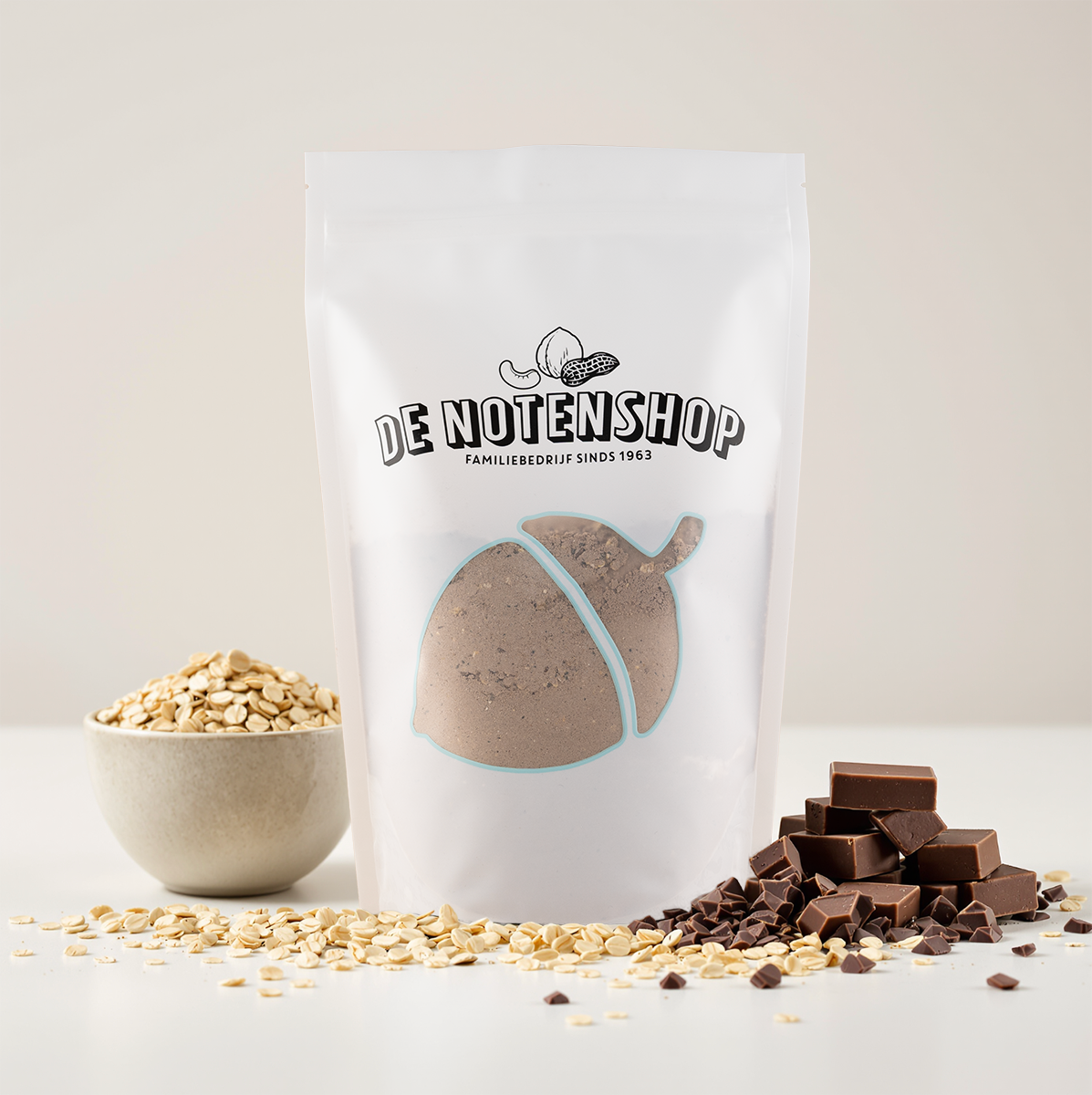 proteïne oats chocolade 1000 gram