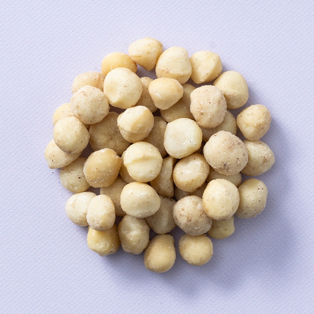 Macadamia noten ongebrand (klein) 450 gram