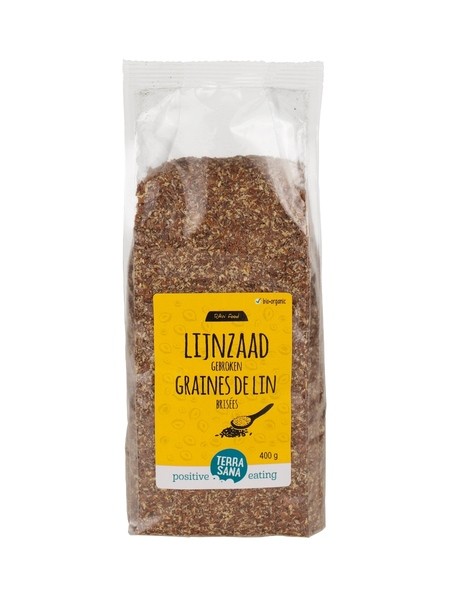 Terrasana Lijnzaad gebroken (400 gram)