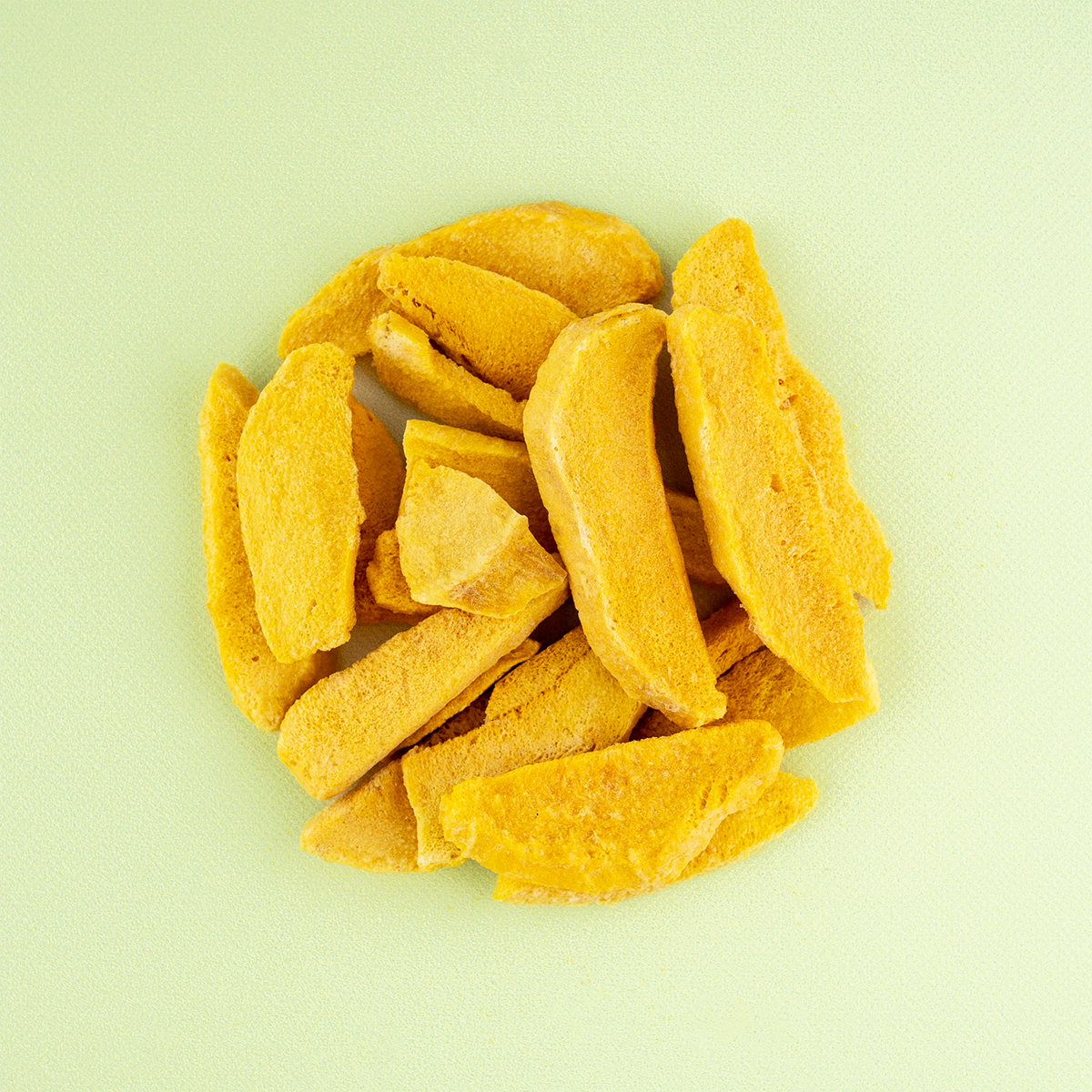 Gevriesdroogde mango schijfjes 100 gram