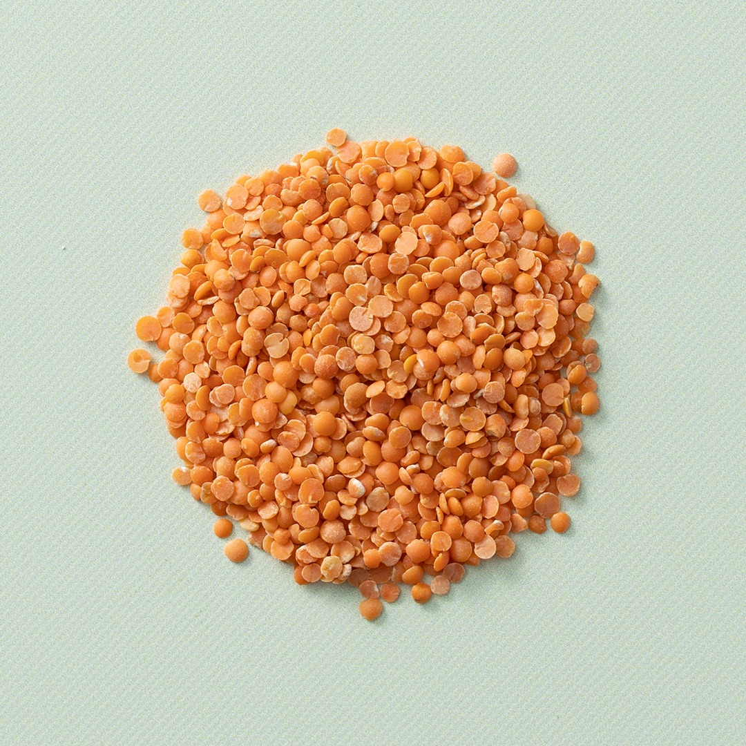 Rode linzen split (bio) 3500 gram