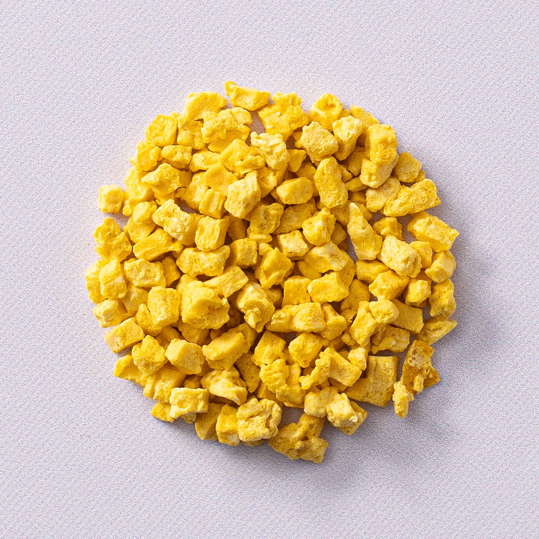 Gevriesdroogde passievruchtblokjes 40 gram