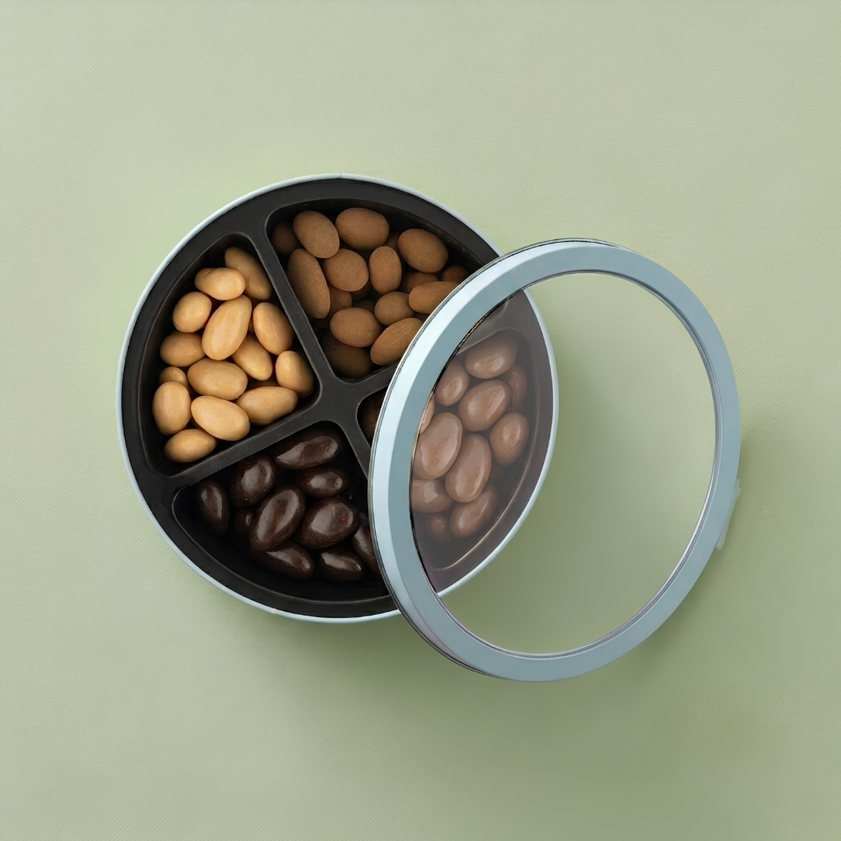 Bewaarblik chocolade amandelen