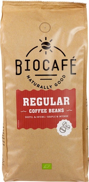 Biocafé regular koffiebonen (1000 gram)