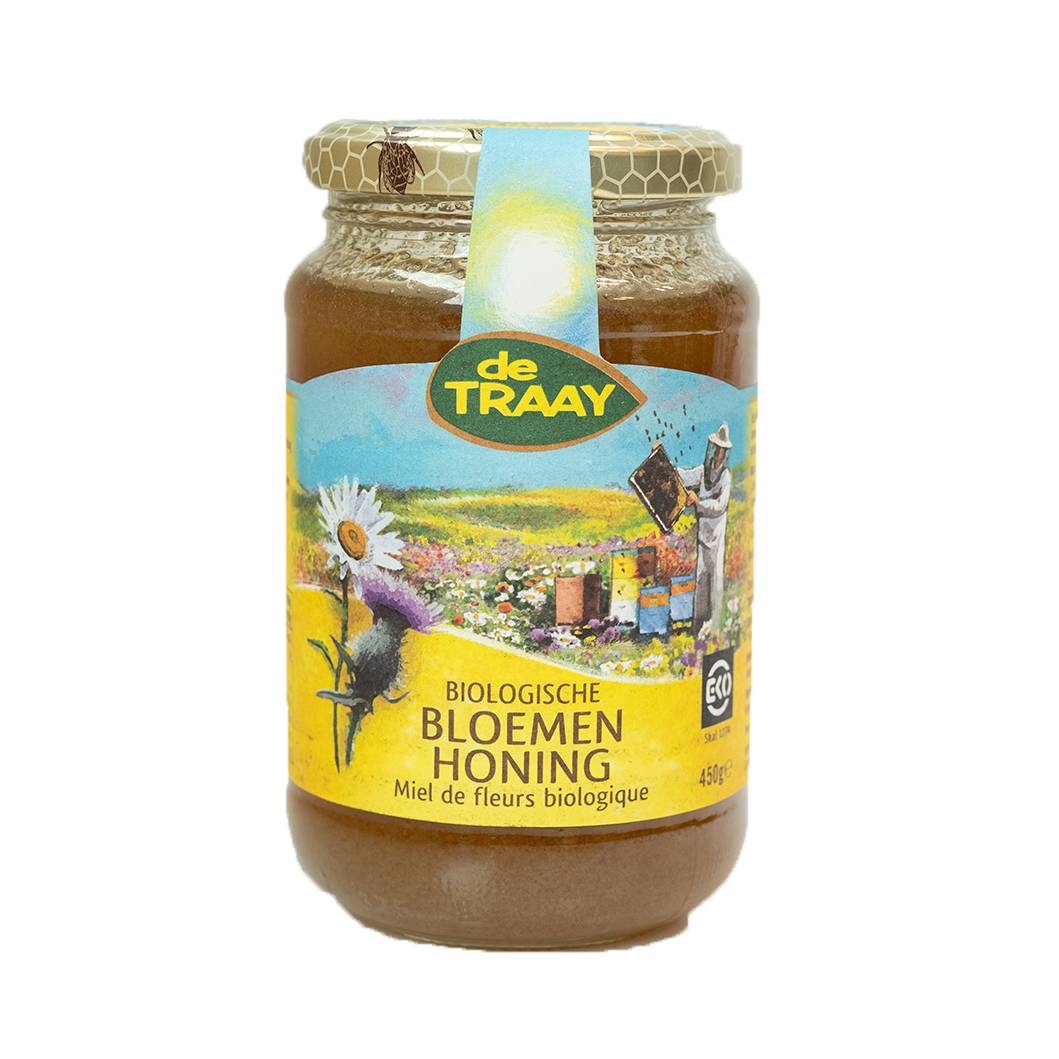 De Traay Bloemen Honing Biologische (350 gram)