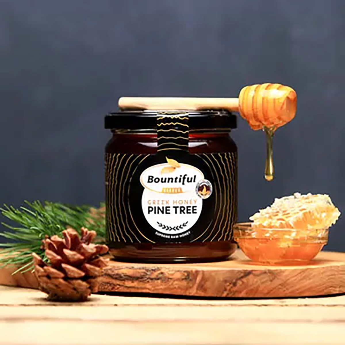 Bountiful dennen honing (500 gram)