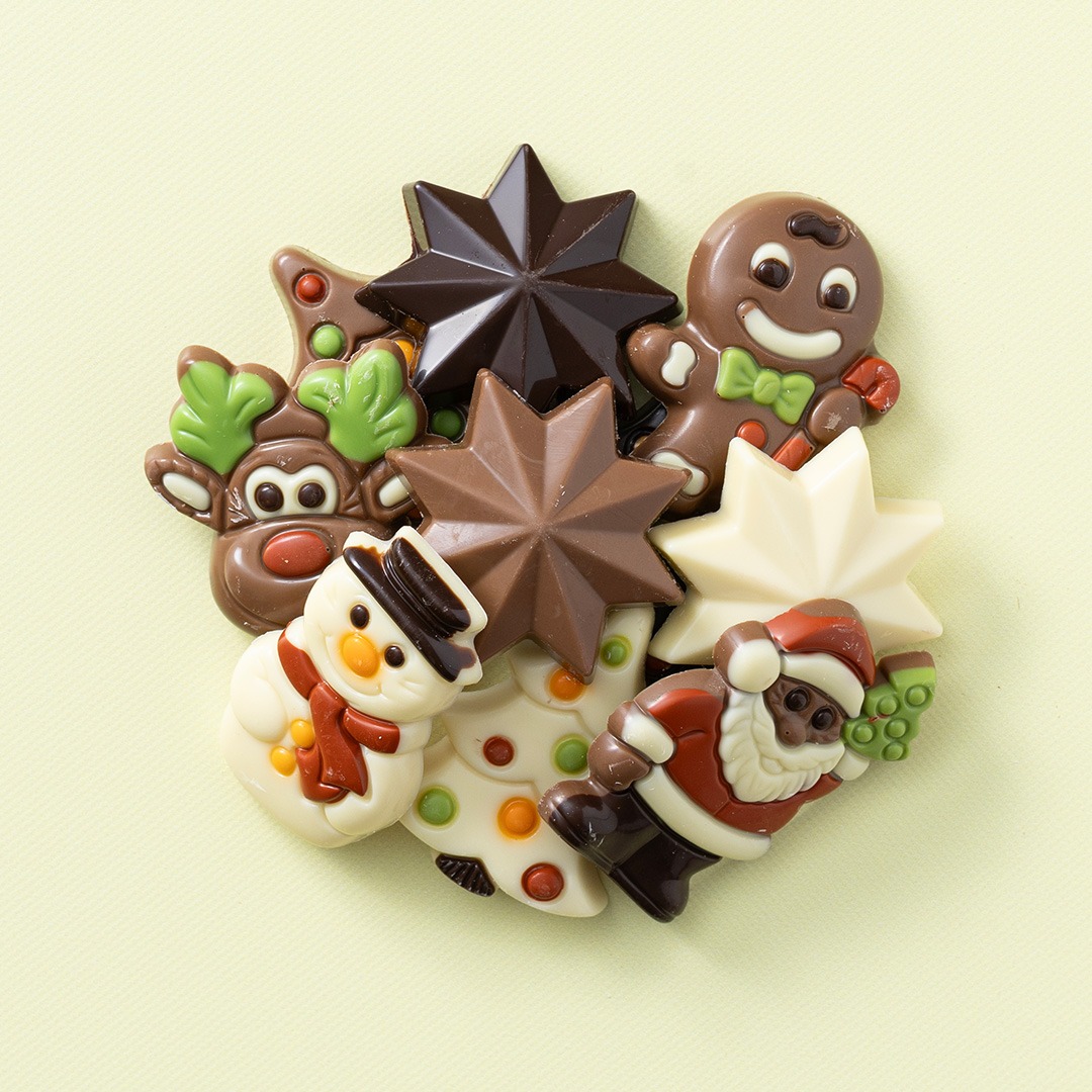 Chocolade figuurtjes kerst 155 gram
