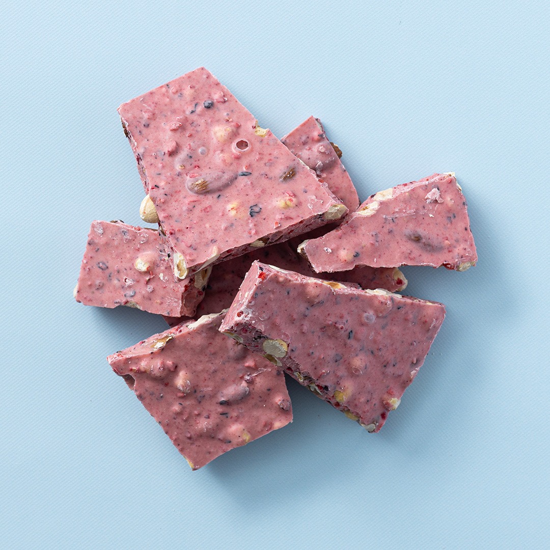 chocolade brokken rood fruit 400 gram