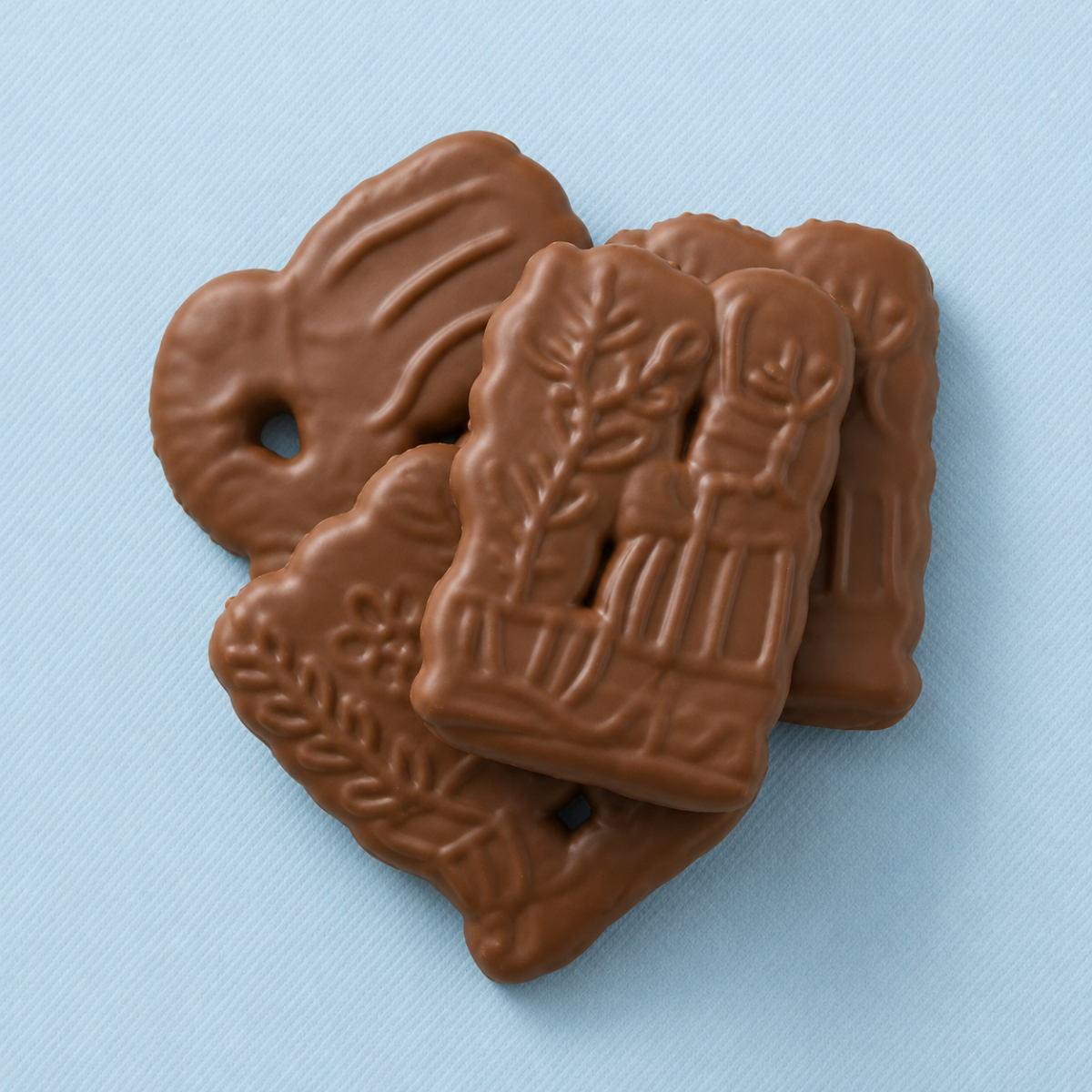 Chocolade speculaasjes melk 350 gram