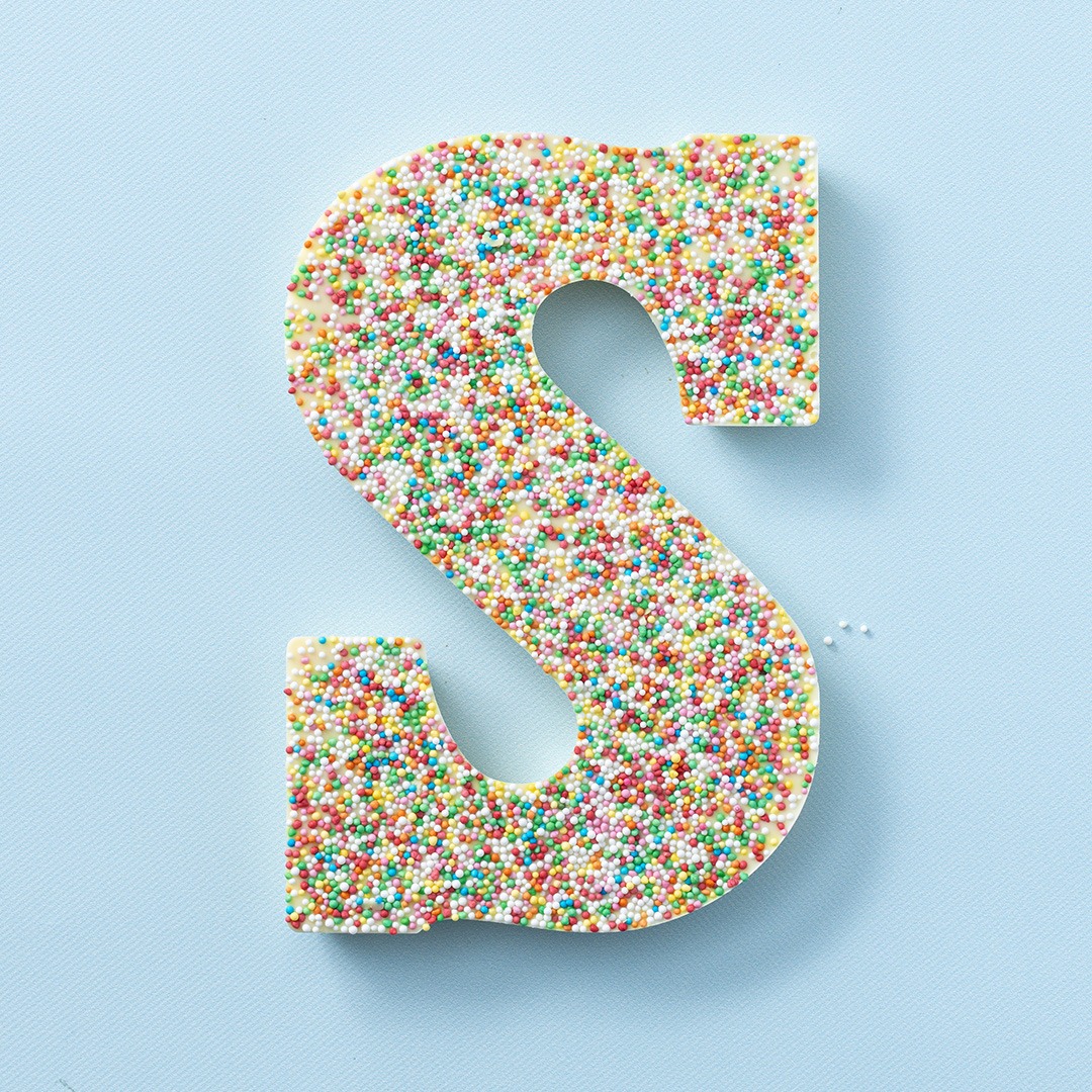 Chocoladeletter discodip (200 gram)