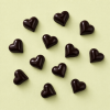 Chocolade hartjes puur (9 stuks) los