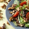 Walnoten stukjes gepeld (bio) in salade