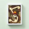 Luxe chocoladeletter S melk 225 gram in doos