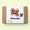 Gesloten geschenkpakket chocolade beterschap in cadeaubox