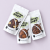 Drie zakjes chocolade uit het geschenkpakket bedankt