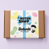 Gesloten geschenkpakket chocolade bedankt voor je bezoek