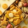 Nappioko mix in houten snackbakje