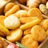 Close-up van nappioko mix in snackbakje