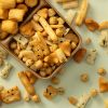 Geisha mix in houten snackbakje