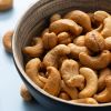 Cashewnoten XXL gebrand ongezouten in schaaltje