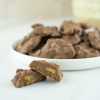 Ambachtelijke stroopwafel rotsjes melk