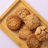 Verschillende koekjes gebakken met tarwebloem gebak