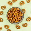 Pretzels in een schaaltje
