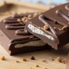 Chocoladeletter S roomvulling (200 gram) binnenkant