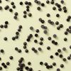 Callebaut chocolade druppels puur (bio) los over de achtergrond