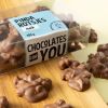 Chocolates For You pindarotsjes met melkchocolade in transparante verpakking