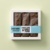 Verpakking Chocolates For You choc bars Pistache Power 3 stuks met melkchocolade en pistachevulling