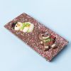 Chocolade kerstreep achterkant