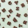 Chocolade speculaas lettertjes los