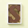 Chocoladeletter S Melk (200 gram) in doos