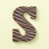Chocoladeletter S melk swirl (200 gram)