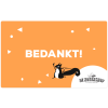 Cadeaubon bedankt