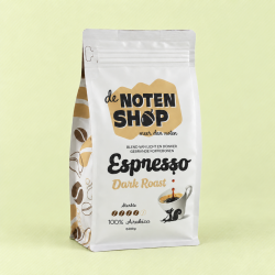 Koffiebonen espresso arabica dark roast 500 gram verpakking